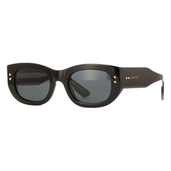 New GUCCI Black Square GG1215S 002 Sunglasses Women - Picture 1 of 3